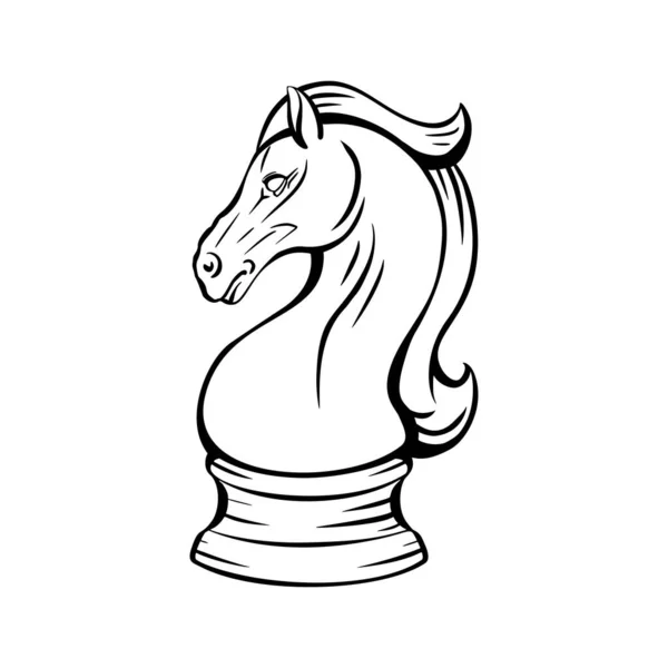 Imagens vetoriais Horse chess piece